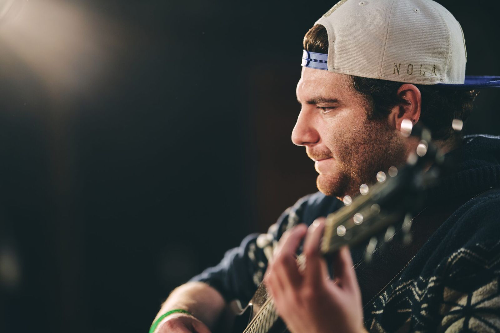 Collaborative songwriting at Song House recording studio Nashville